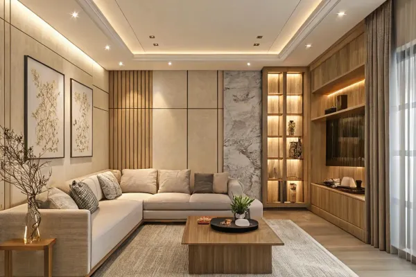 Interior ruang tamu modern - Housent properti